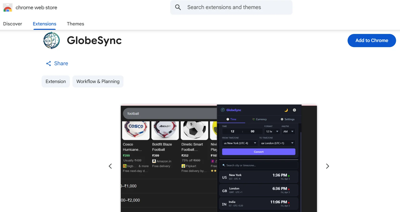 GlobeSync screenshot