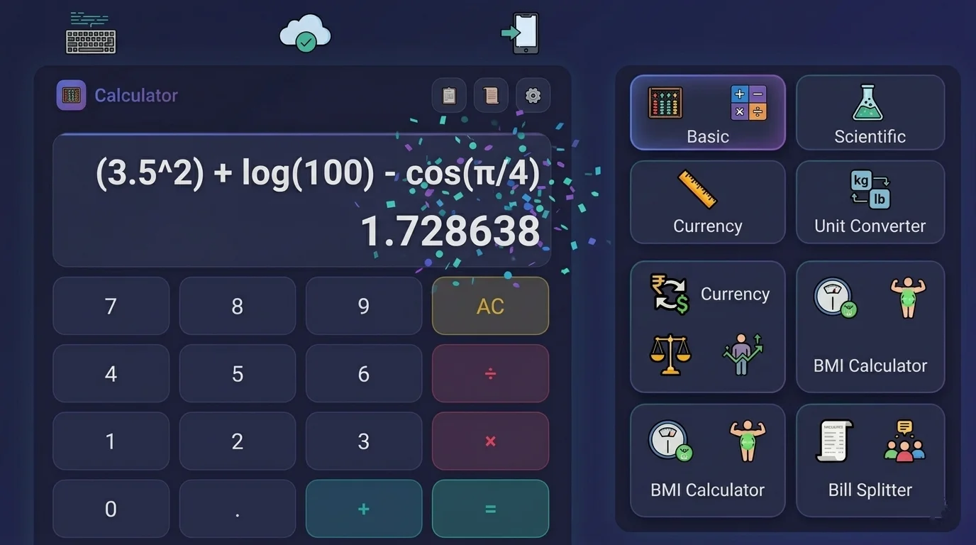 Multi-Mode Smart Calculator screenshot