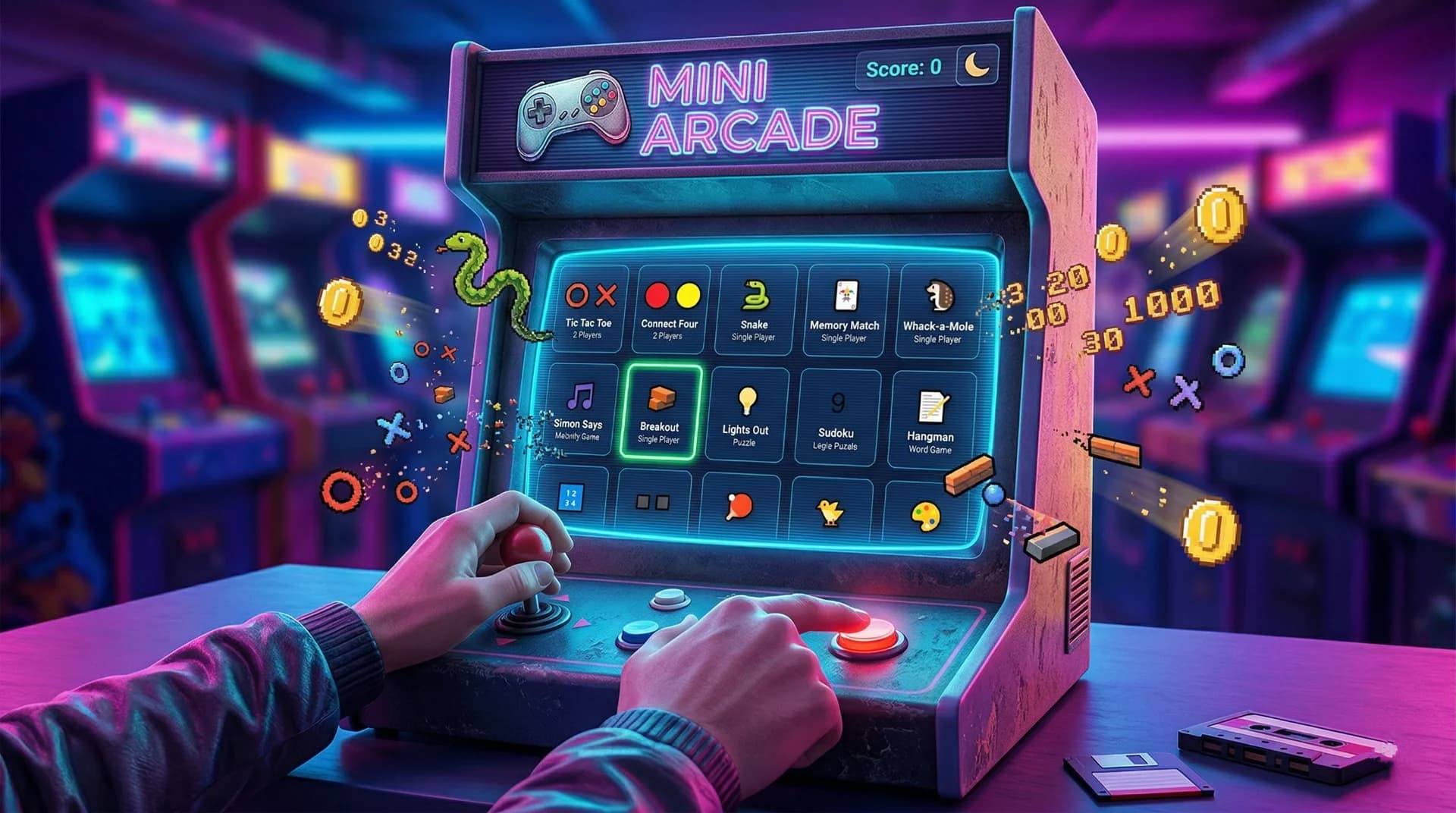 Retro Game Arcade screenshot